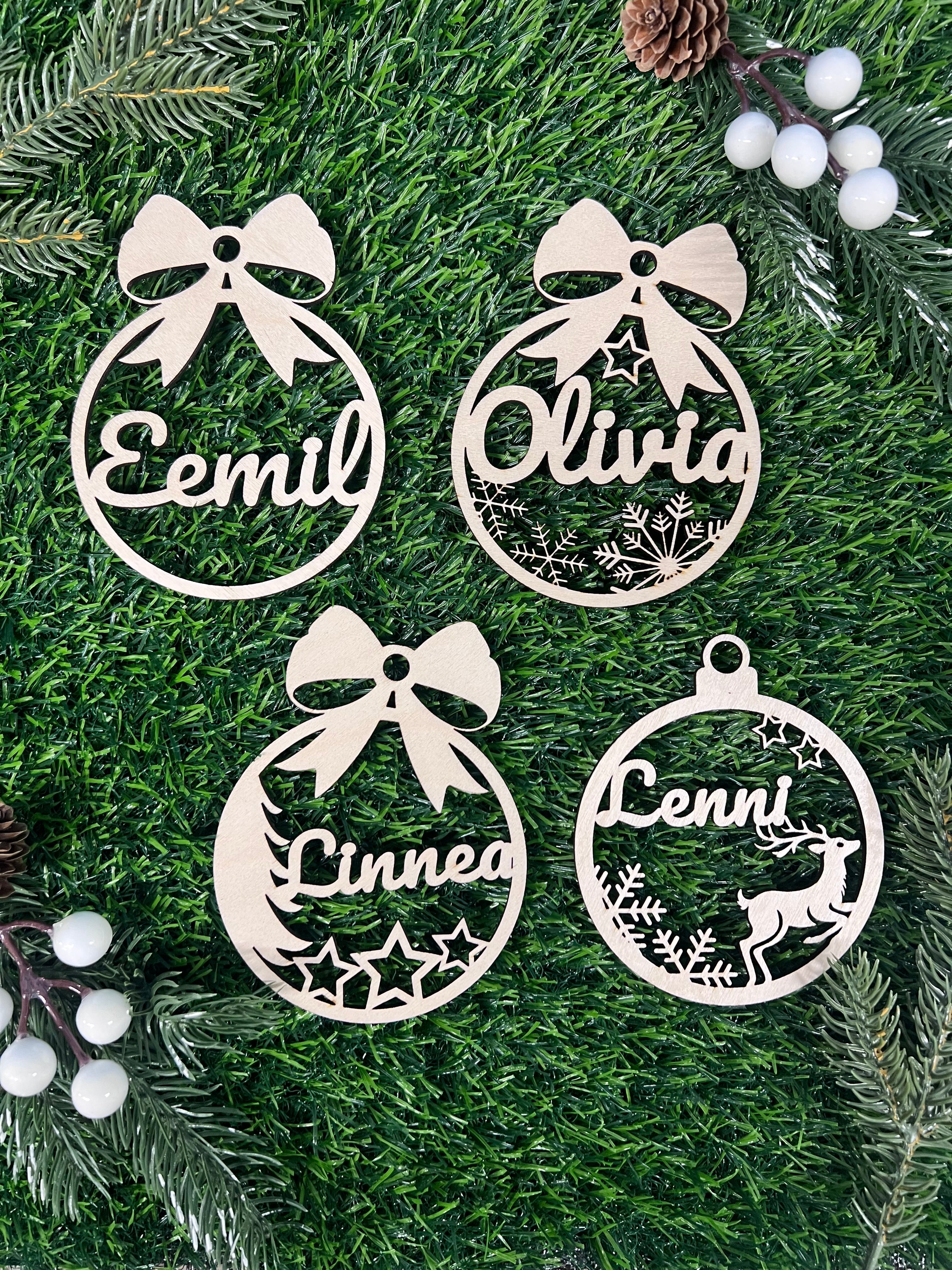 Joulukuusenkoriste omalla nimellä – pieni yksityiskohta, joka tekee joulusta suuren