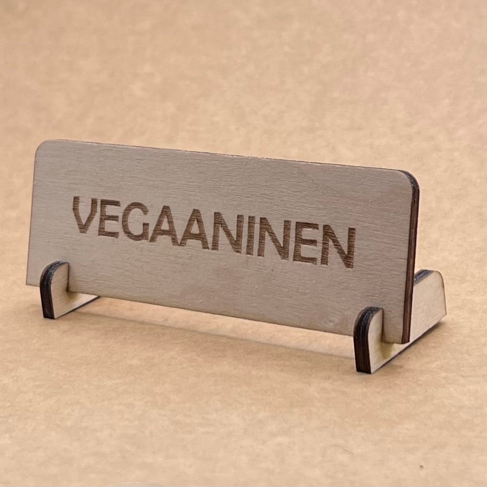 Allergeeni pöytäkyltti