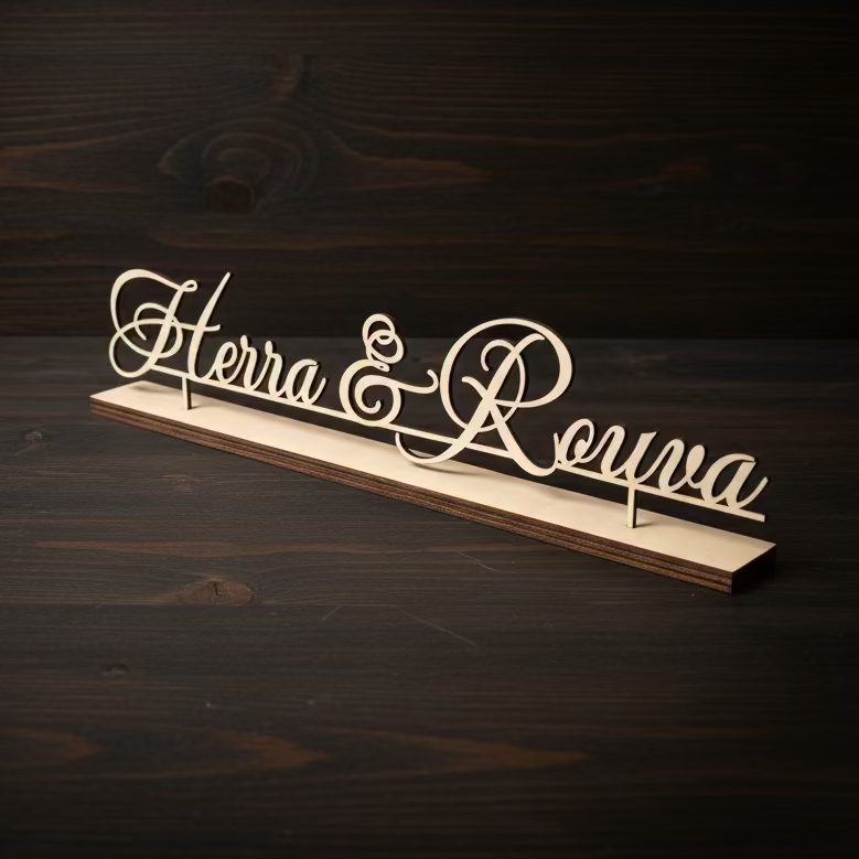 Herra & Rouva pöytäkoriste