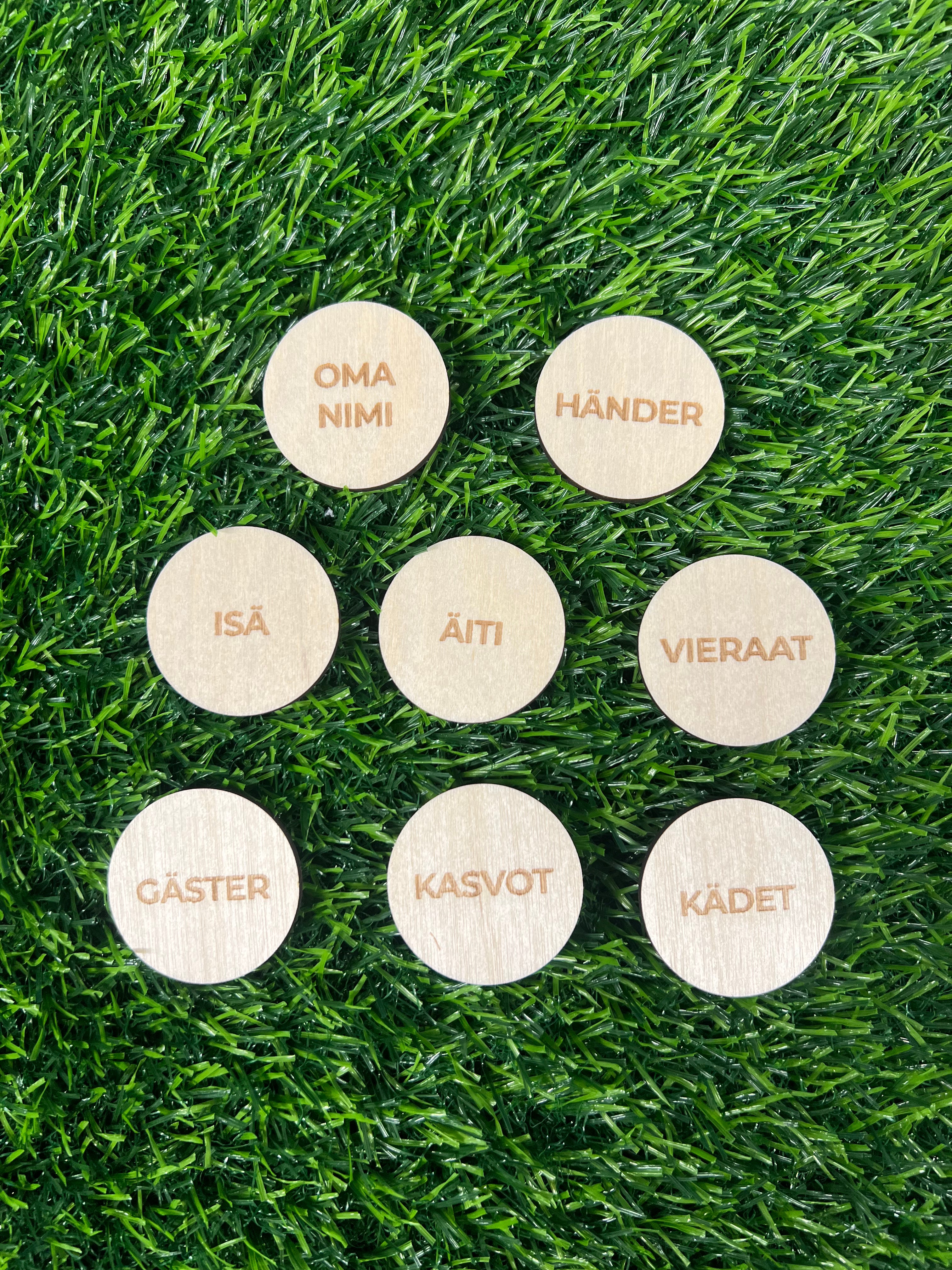 Pyyhemerkit – Kaiverrettu - Valmis tai oma nimi