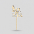 Mr & Mrs (pari) -kakkukoriste
